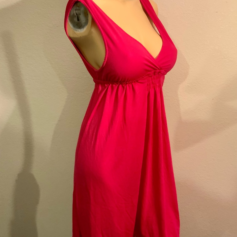 Hula Honey women’s swimsuit coverup, summer dress hot pink Sz M